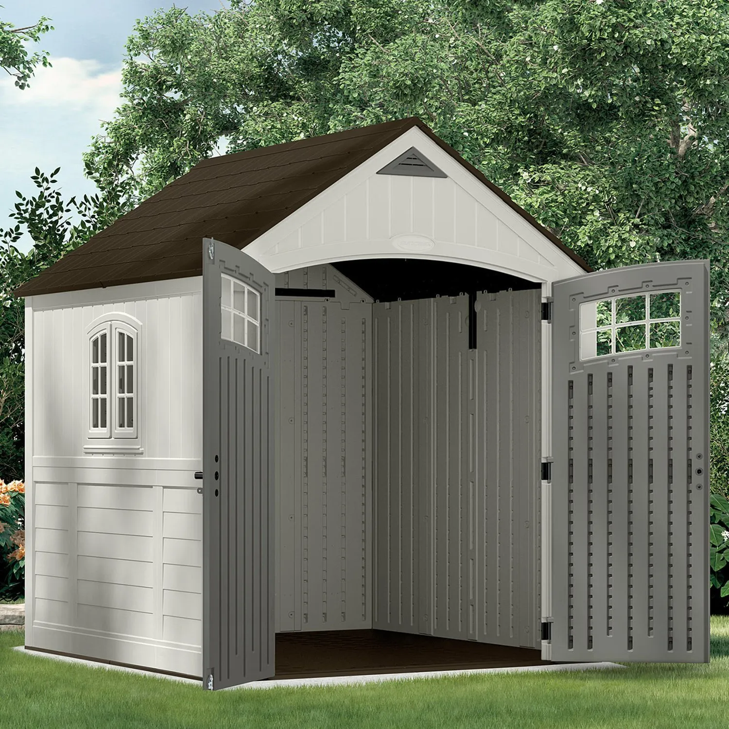 Suncast Cascade Shed with Plastic Windows