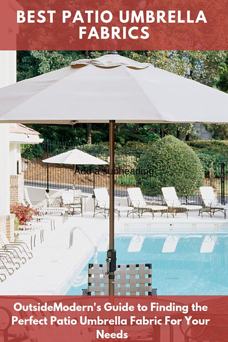 best fade resistant patio umbrella