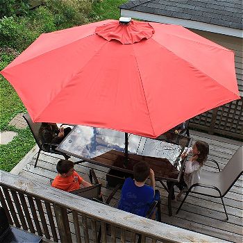 Shine On With The Best Patio Umbrella With Lights Outsidemodern