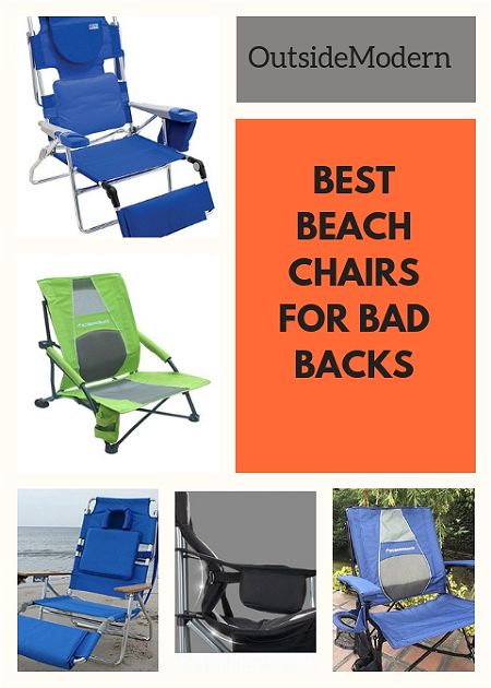 Best Beach Chairs for Bad Backs. Comfort by the Sea. | OutsideModern